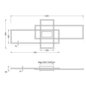 Plafoniera Trio Lighting IRVINE LED