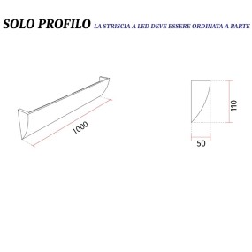 2635 a Belfiore 9010 profilo Led