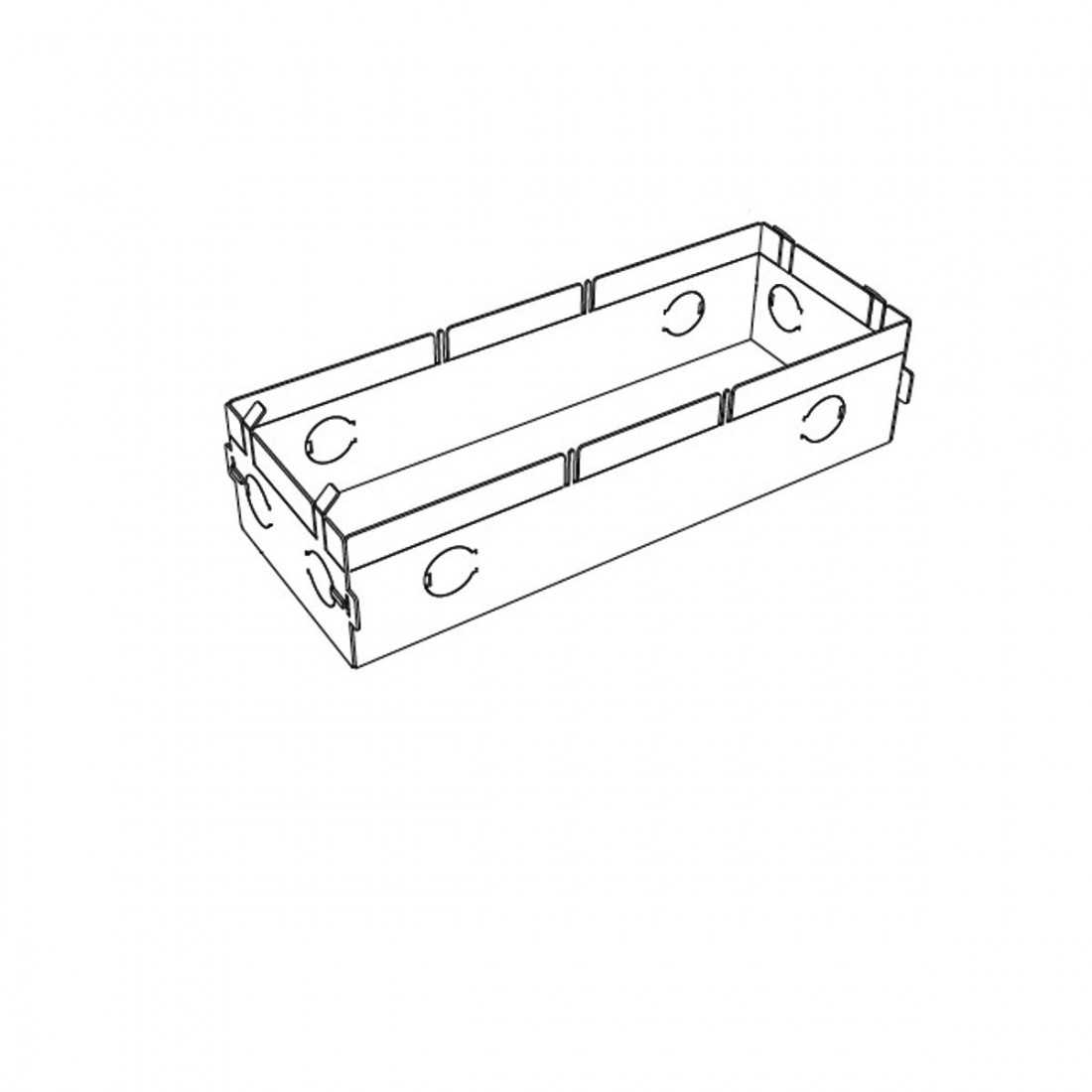 Controcassa BF-023.488 accessorio parete muro