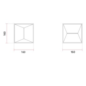 Belfiore 9010 BOX 2511 3050 applique LED