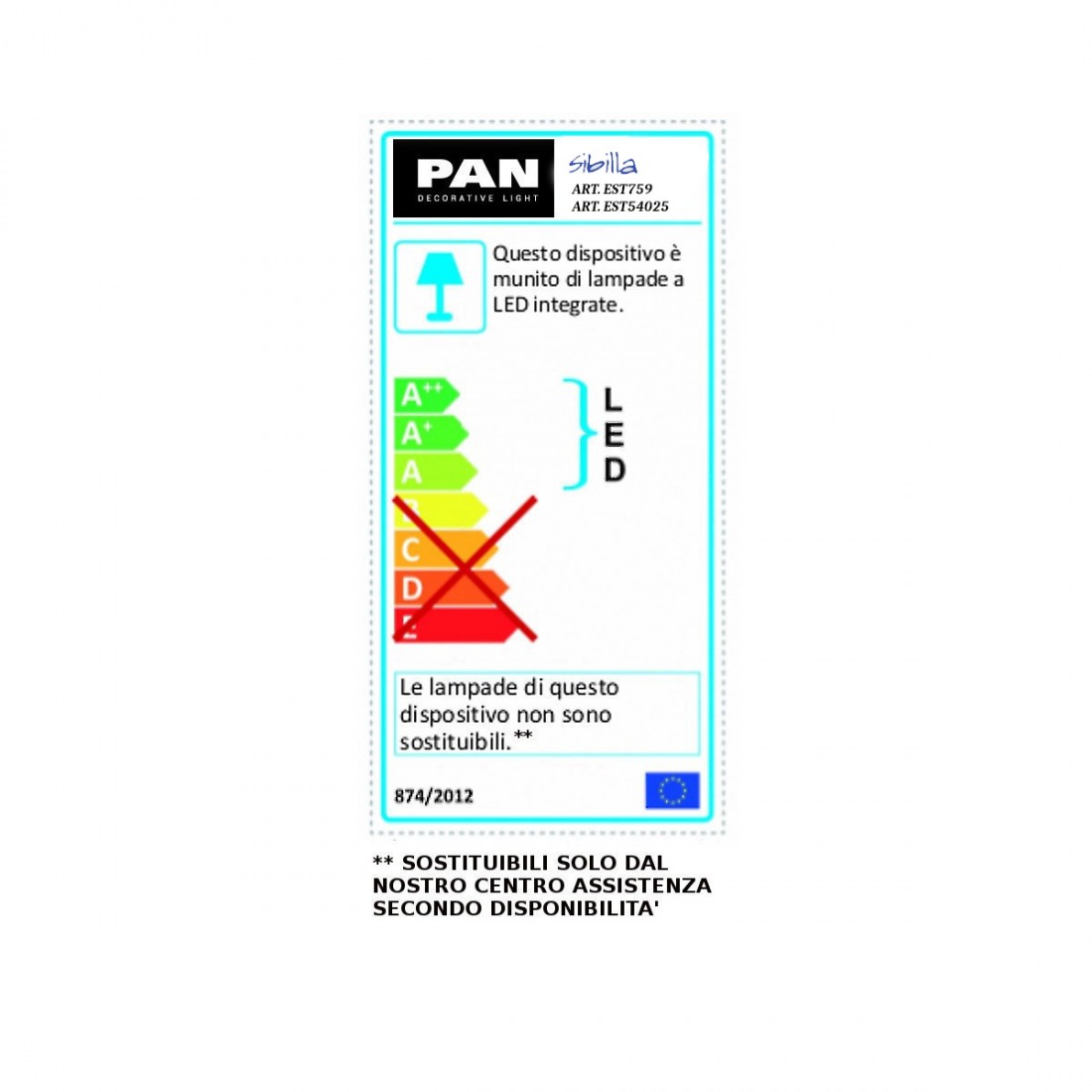 Spot encastré Pan Intarnational NIP EST759 EST54025 carré