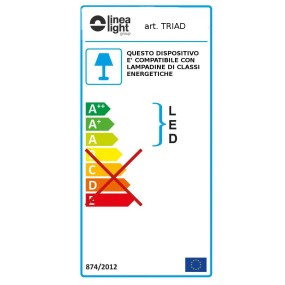 Plafoniera TRIAD S linea Light Group