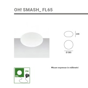 Globo OH SMASH 16215 Linea Light Group