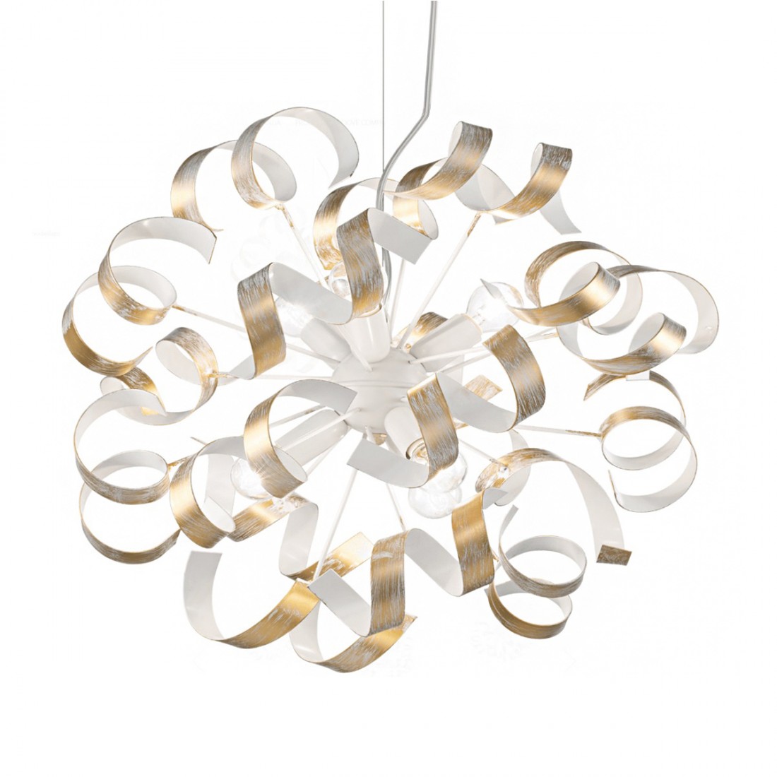 Ideal Lux VORTEX 101606 lustre or et blanc