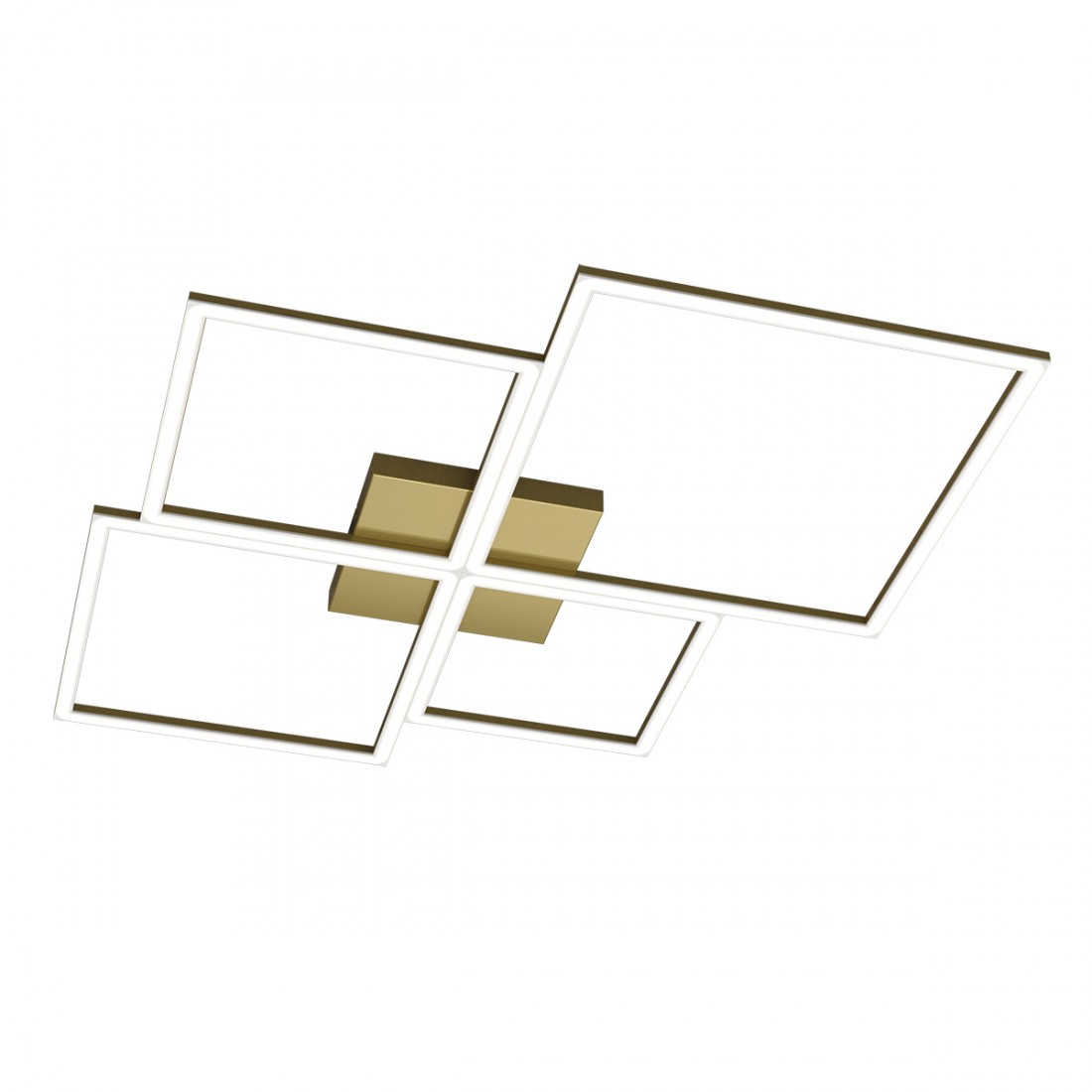 Top Light FOUR SQUARES 1162 plafonnier classique moderne en or bruni