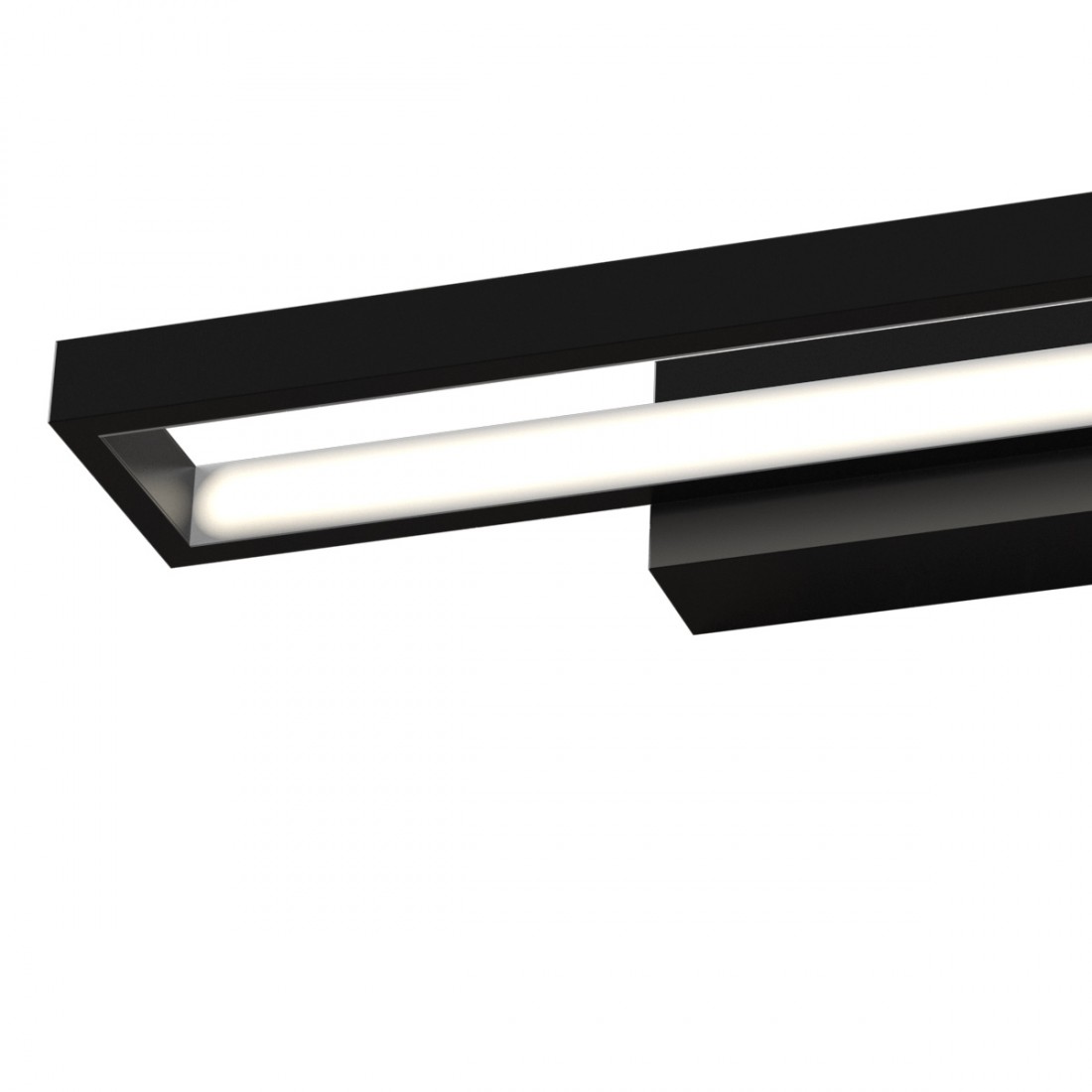 Aplique de pared módulo LED integrado Top Light FOUR SQUARES 1162 AP negro blanco
