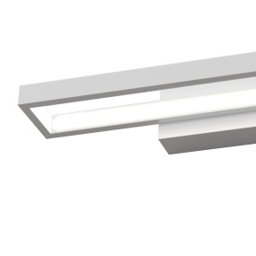 Aplique de pared módulo LED integrado Top Light FOUR SQUARES 1162 AP blanco negro