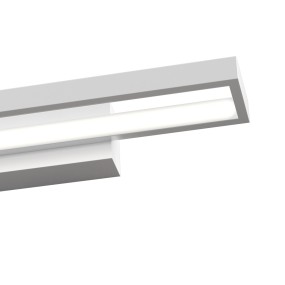 Applique modulo led integrato Top Light FOUR SQUARES 1162 AP bianco nero