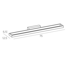 Top Light FOUR SQUARES integrierte LED-Modul-Wandleuchte