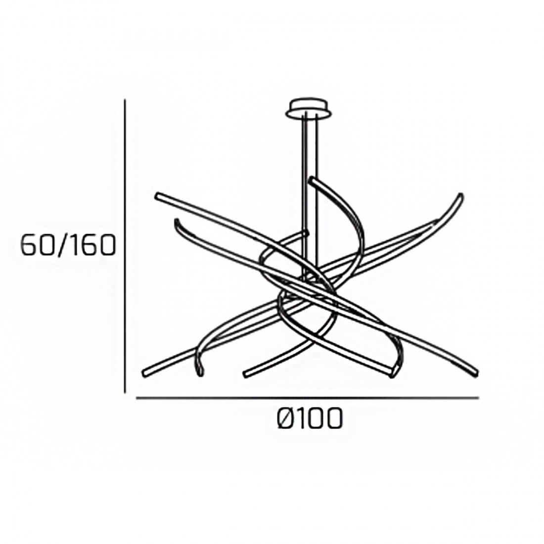 Top Light TORNADO 1163 hochmodernes integriertes LED-Modul