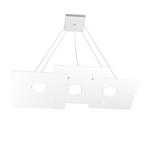 Lustre moderne Top Light ECHO 1161 S3 métal blanc gx53 led