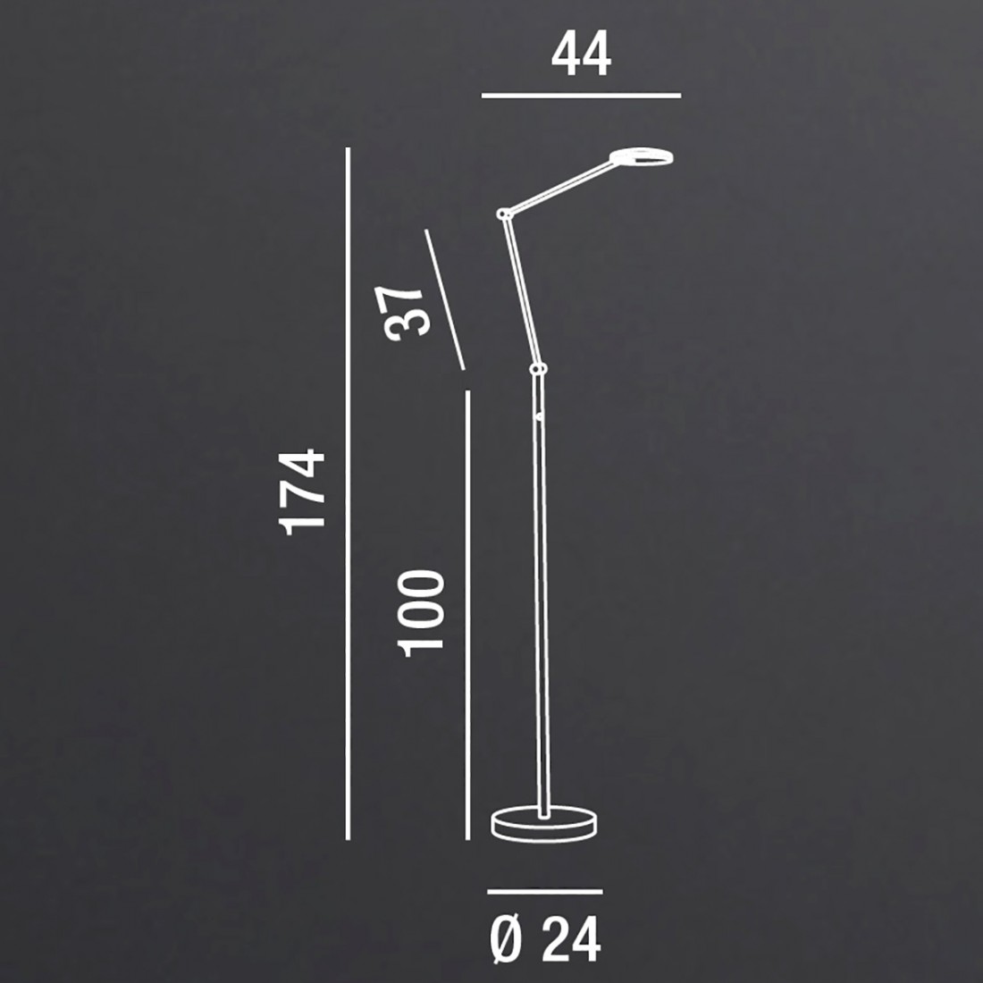 Piantana JOINT 6824N Perenz illumina