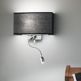 Applique murale moderne en tissu LED Ideal Lux Appliques en tissu