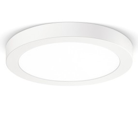 Plafonnier Gea Led SHAM R GFA762C, plastique, module LED intégré