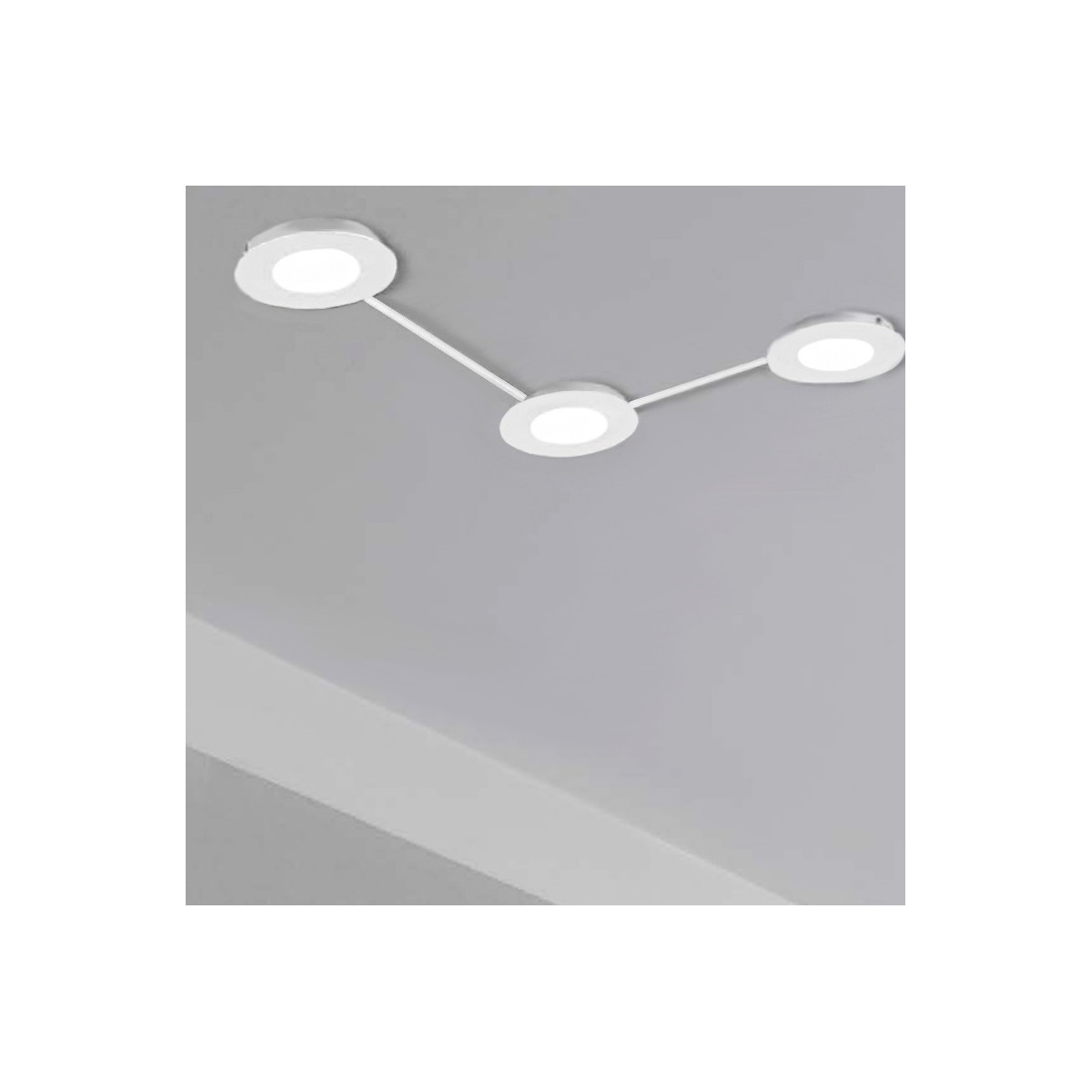 Plafonnier LED moderne Cattaneo VINTAGE 876 3 PA Gx53