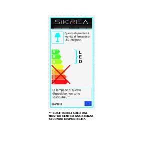 Sikrea moderne à LED Sikrea GIOVE S 2406 2413