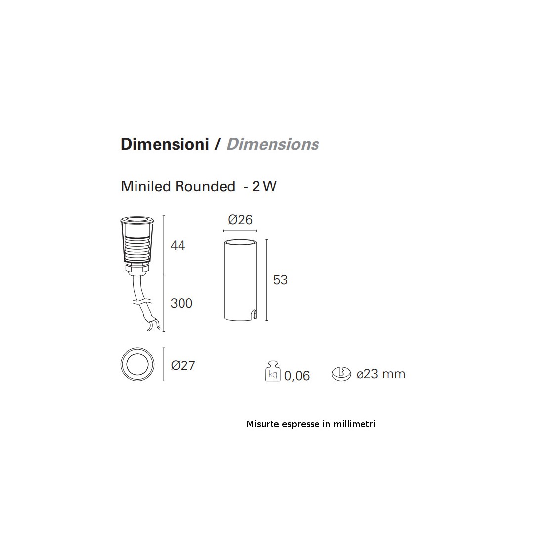 Faretto incasso MINILED Pan international