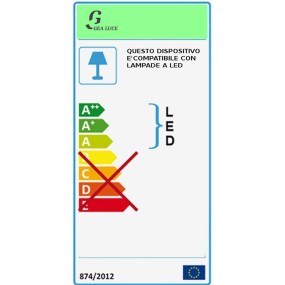 Deckenleuchte Gea Luce BILBAO PM GX53 LED taubengrau