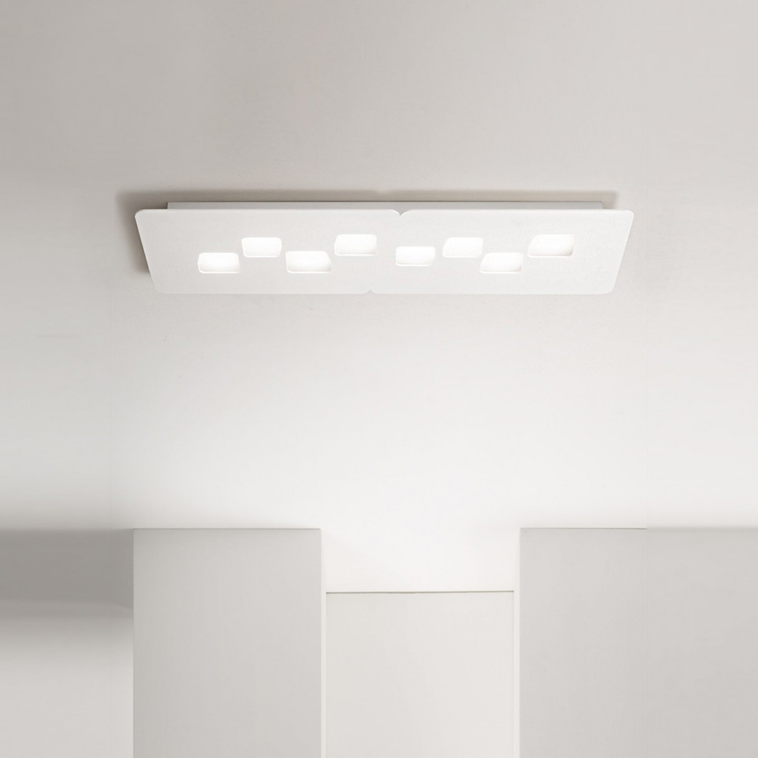 Gea Luce Plafón BILBAO PG GX53 LED blanco