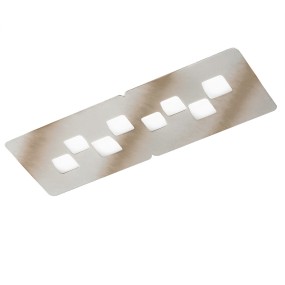 Plafoniera Gea Luce BILBAO PG GX53 LED tortora