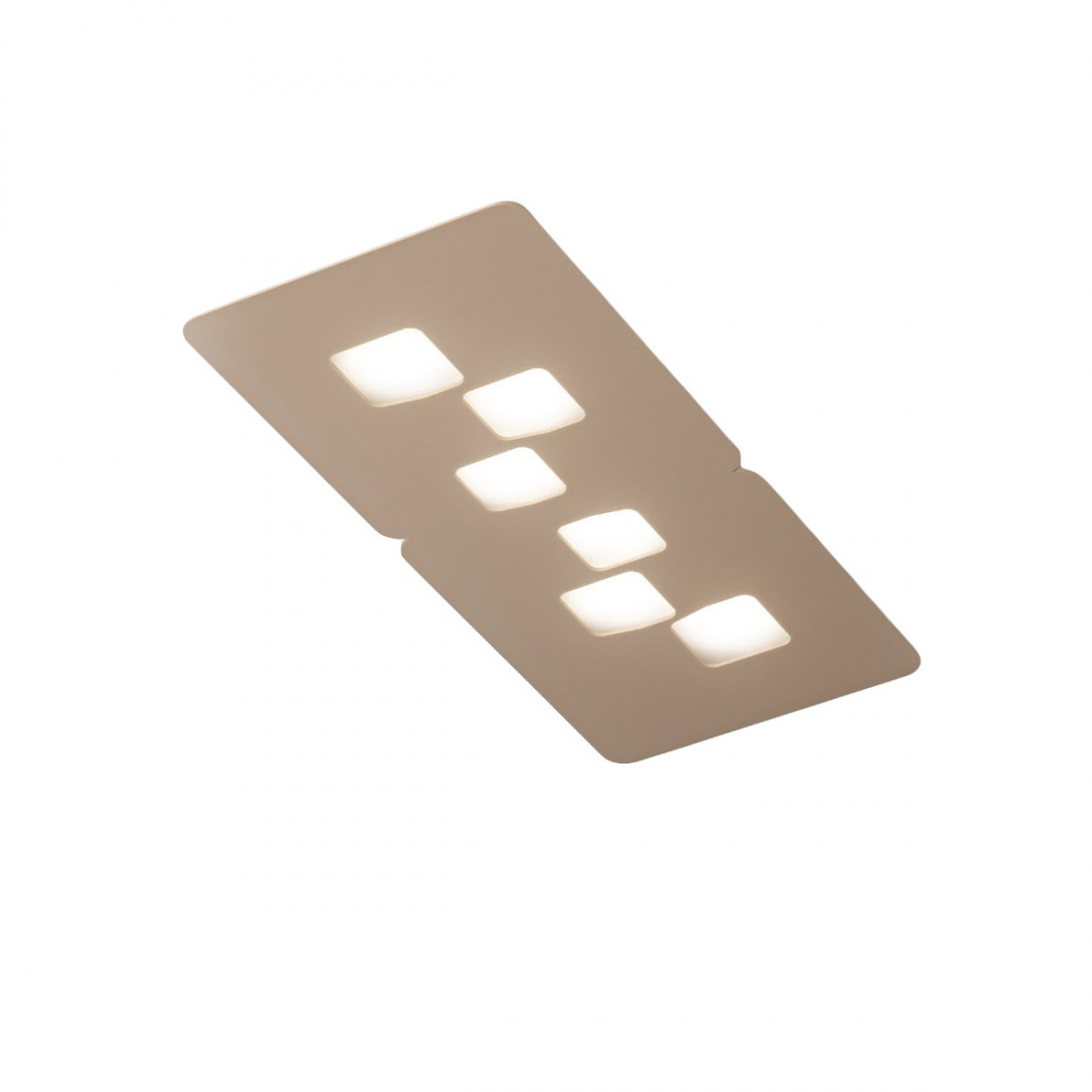 Gea Luce BILBAO PM GX53 Plafonnier LED gris tourterelle