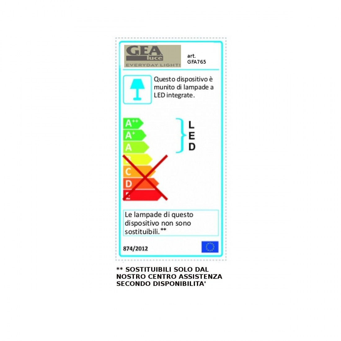 Moderne Deckenleuchte Gea Led GFA765N LED, diffuses Licht