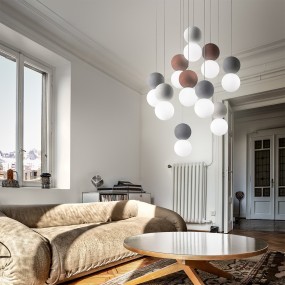 Lampadario moderno Gea Luce SFERA S10