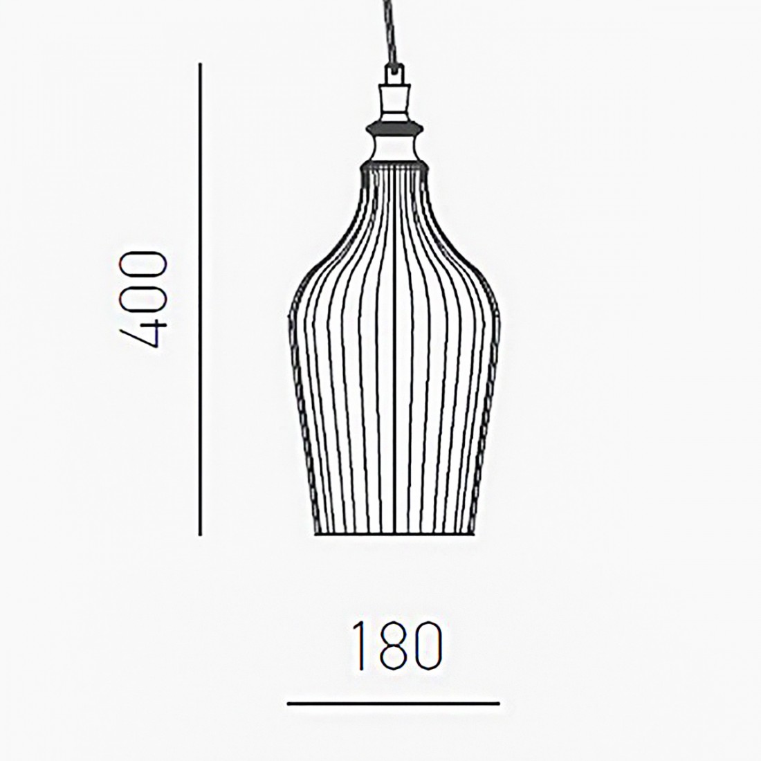 Gea Luce lámpara clásica CLEOFE S12 E27 LED cristal ocre