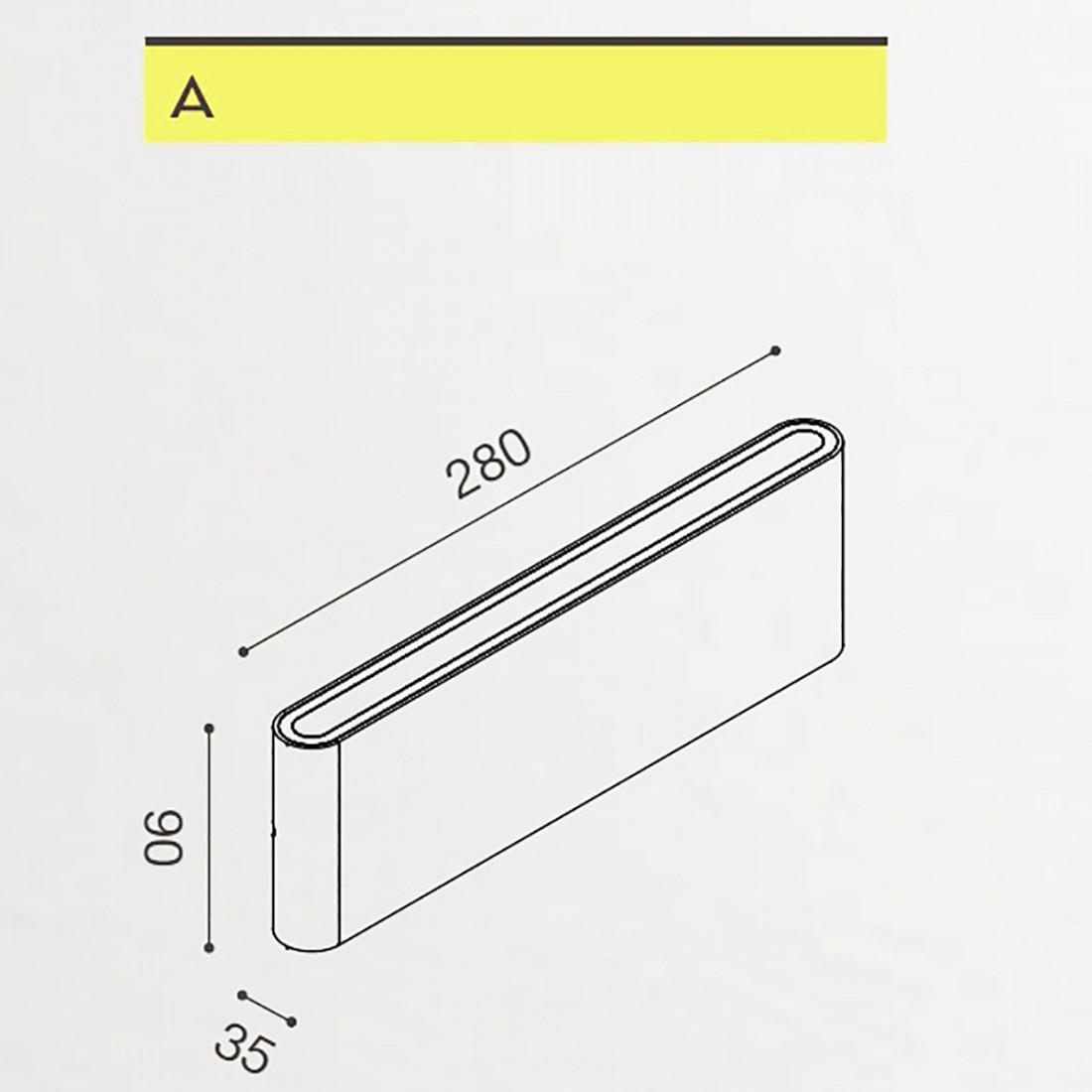 Applique esterno Gea Led TAARHI 280 GES884N IP54 LED