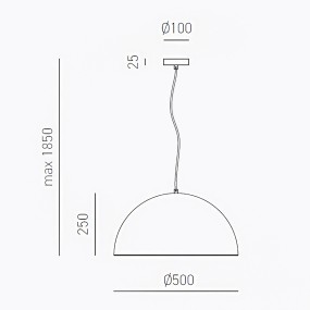 Gea Luce BONELLA SP E27 LED-Hängeleuchte