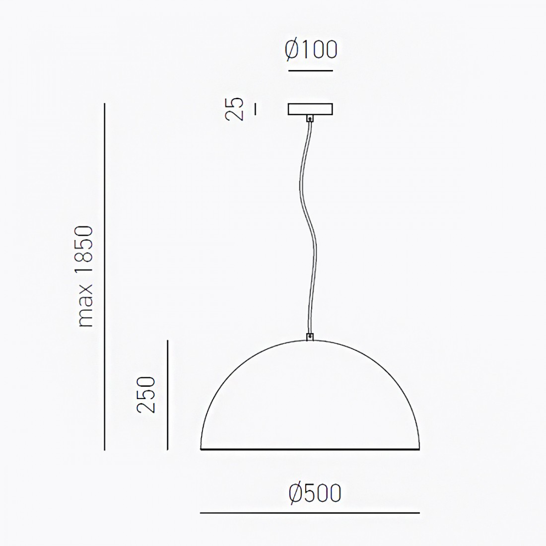 Lampe à suspension Gea Luce BONELLA SP E27 LED