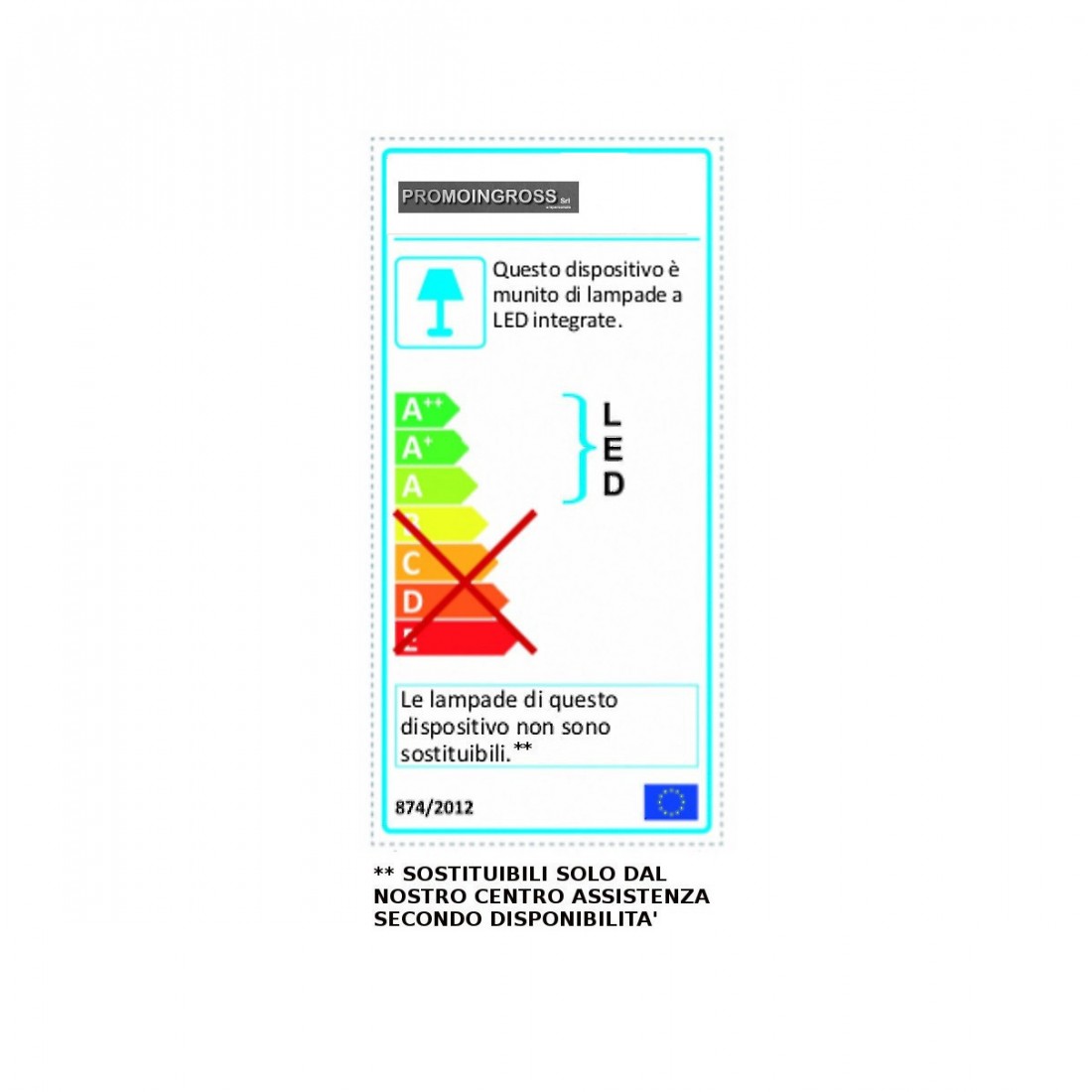 Promoingross PIXEL S120DIM WH lustre LED moderne dimmable