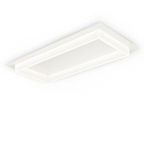 Promoingross SQUARE R70 WH moderne LED-Deckenleuchte mit Schalter