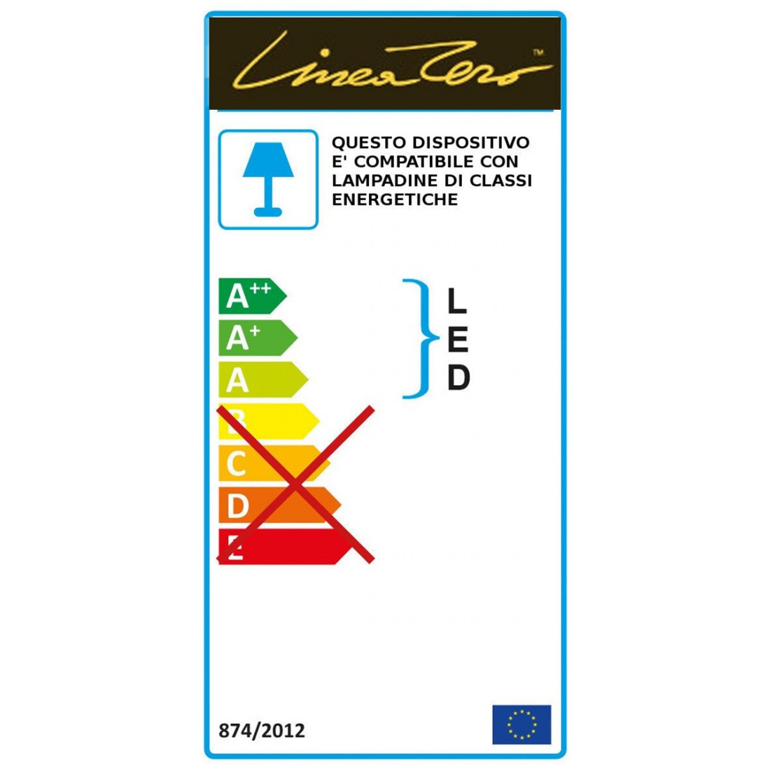 Linea Zero lampara GLOBE GL S40 E27 LED color polilux