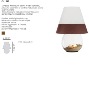 Moderne Lampe EMPORIUM BONBONNE CL1548 59 E27 LED