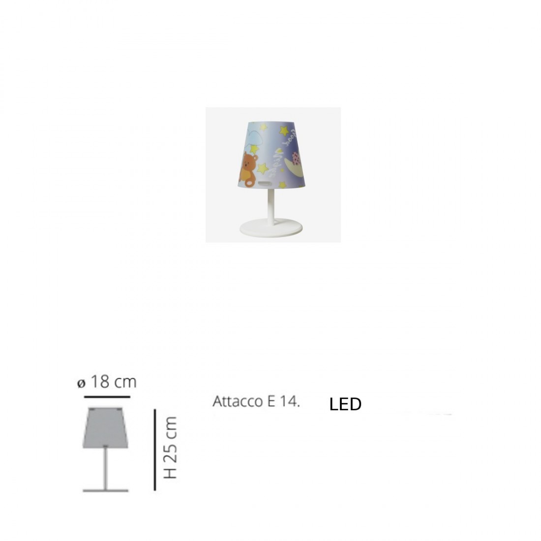 Lampe moderne EMPORIUM KONE BEAR CL1524 E14 LED