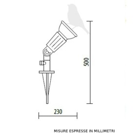 Lampadari Bartalini PAR38 1 P BLK DB.0012 E27 LED