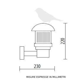 Applique MINILITE ML 03 MT Lampadari Bartalini