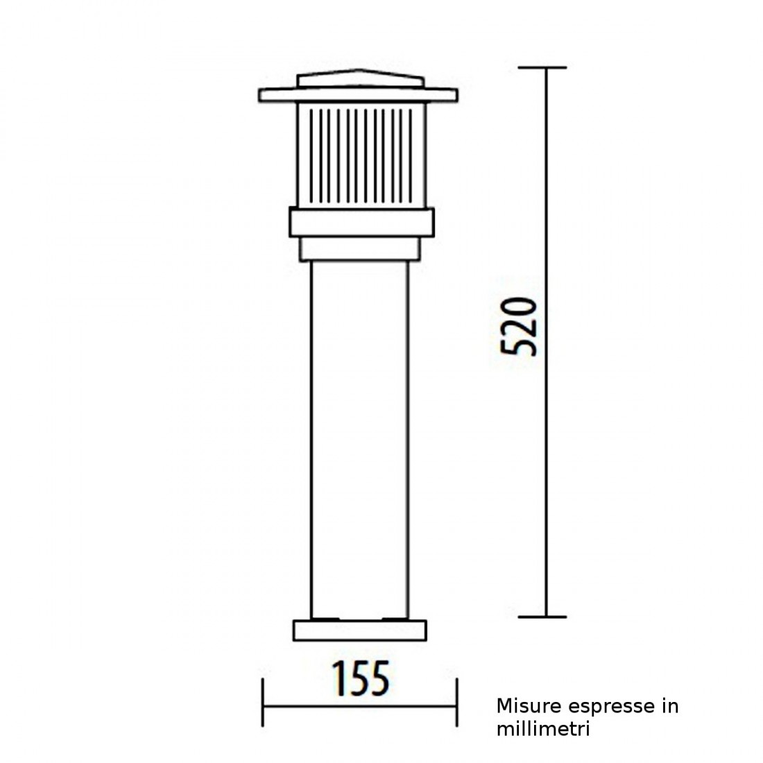 Laterne Lampadari Bartalini MINILITE ML 04 510 E27 LED