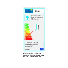 Sospensione RINGS 1081 SP2  Padana Lampadari