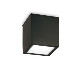 Plafón de exterior moderno Ideal Lux TECHO GU10 Plafón LED de aluminio