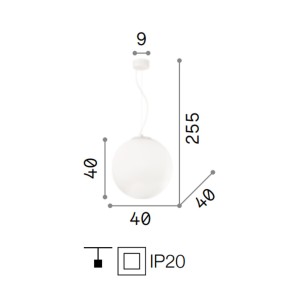 Ideal Lux MAPA BLANC SP1