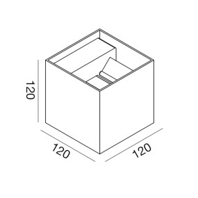 Applique d'extérieur Gea Led ZORA LED IP65 GES1025