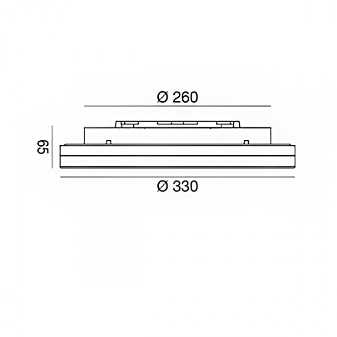 Plafoniera esterno Gea Led ALBA R GES831