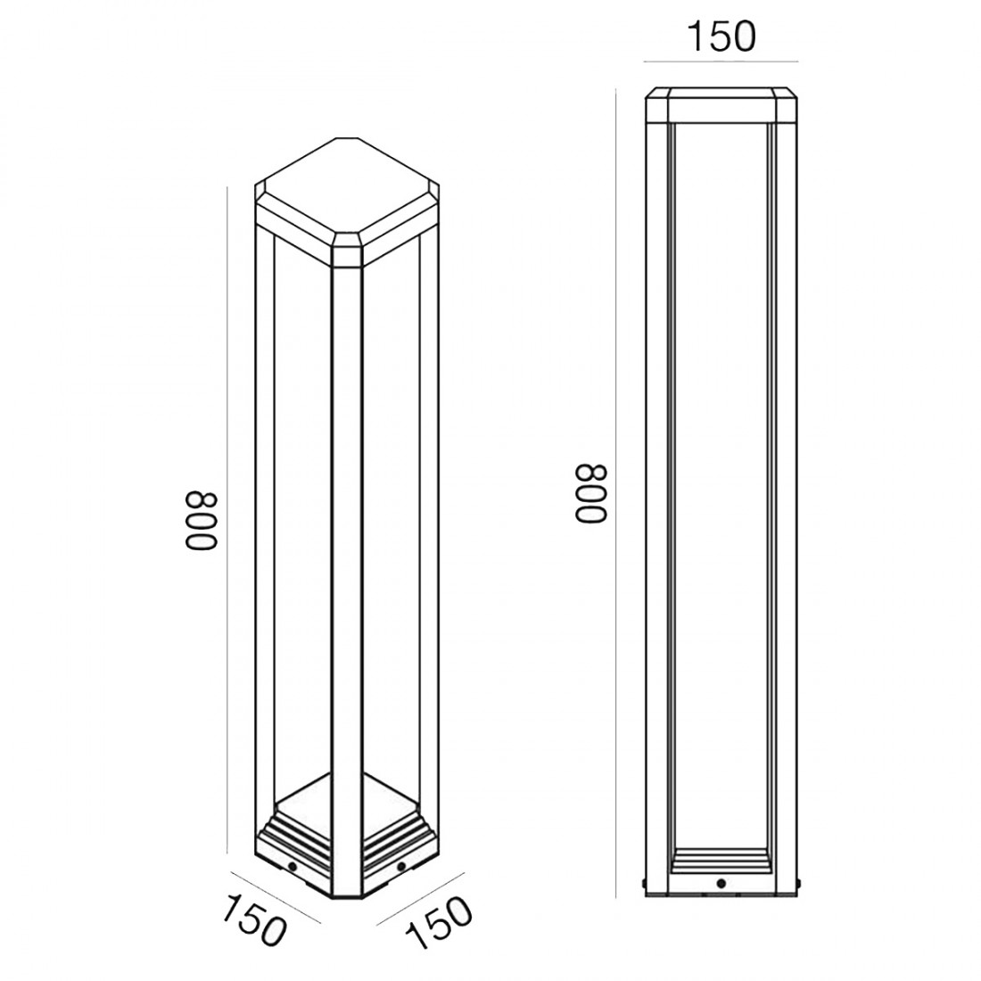 Faroles Con Columna Para Jardin. Iluminacion Fabricantes