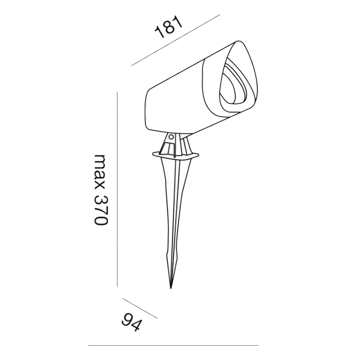 Lampada picchetto GEA LED MERCURY GES740