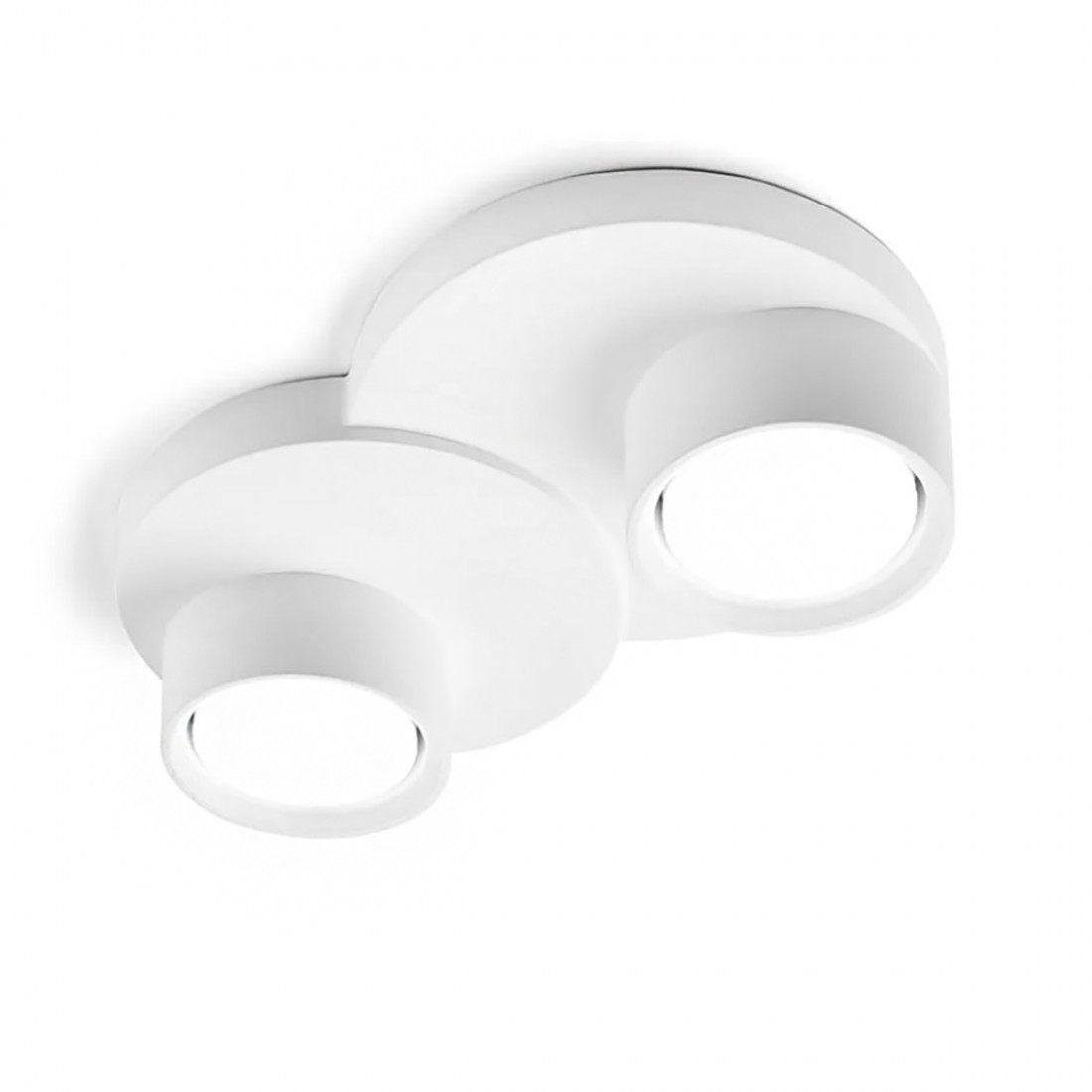 Plafonnier LED en plâtre Sforzin DEMETRA T358 GX53