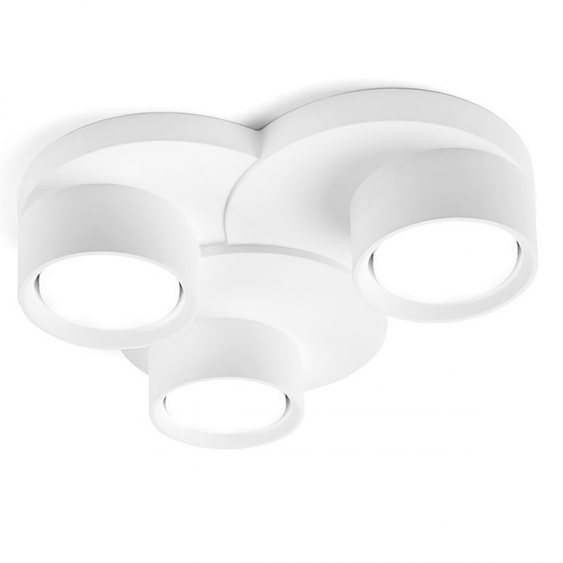 Plafonnier LED en plâtre Sforzin DEMETRA T359 GX53