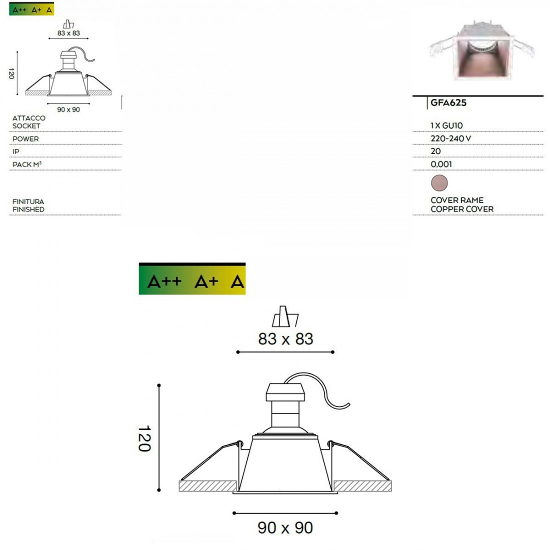 Gea Led CERES Q GFA625 GU10 classic LED