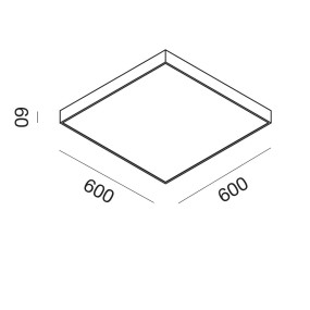 Gea Led BIHAM Q GPL312N plafón led moderno